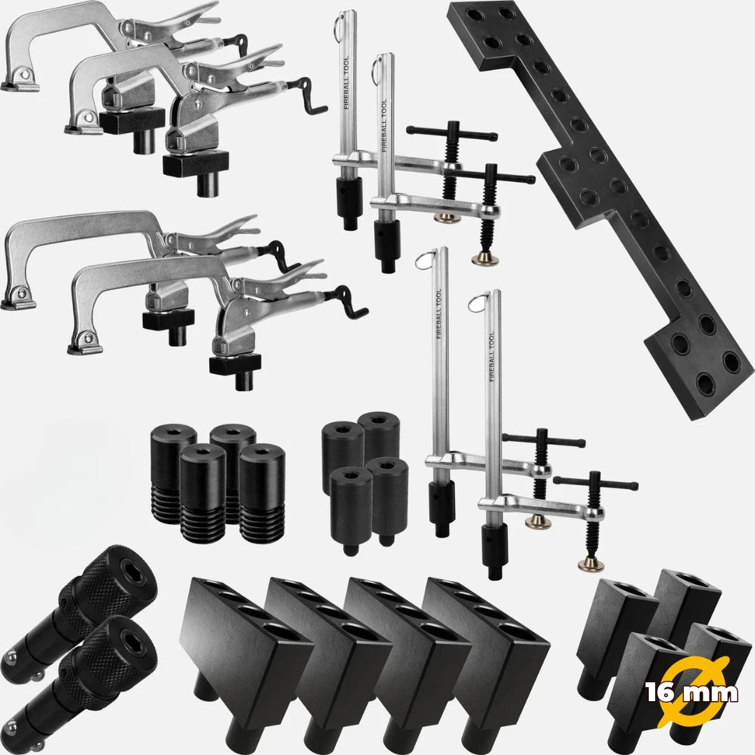 Welding Table Drill Guide - 16 mm System