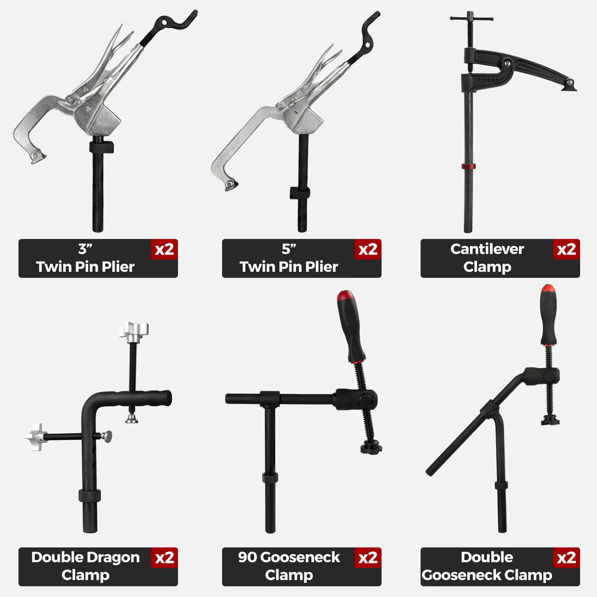 Variety Clamp Pack - 19 mm System