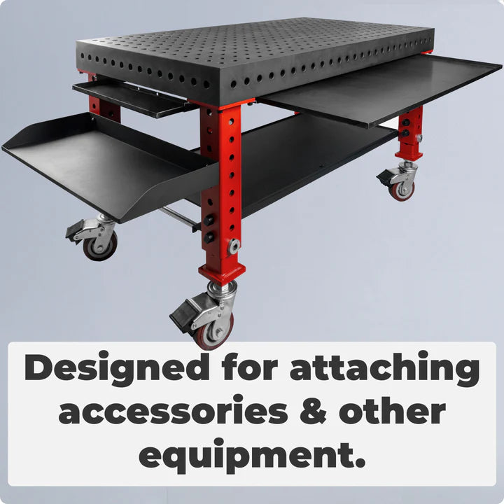 Dragon Wagon 1400x800 mm + Workstation Kit & Cylinder Holder (Demo Deal)