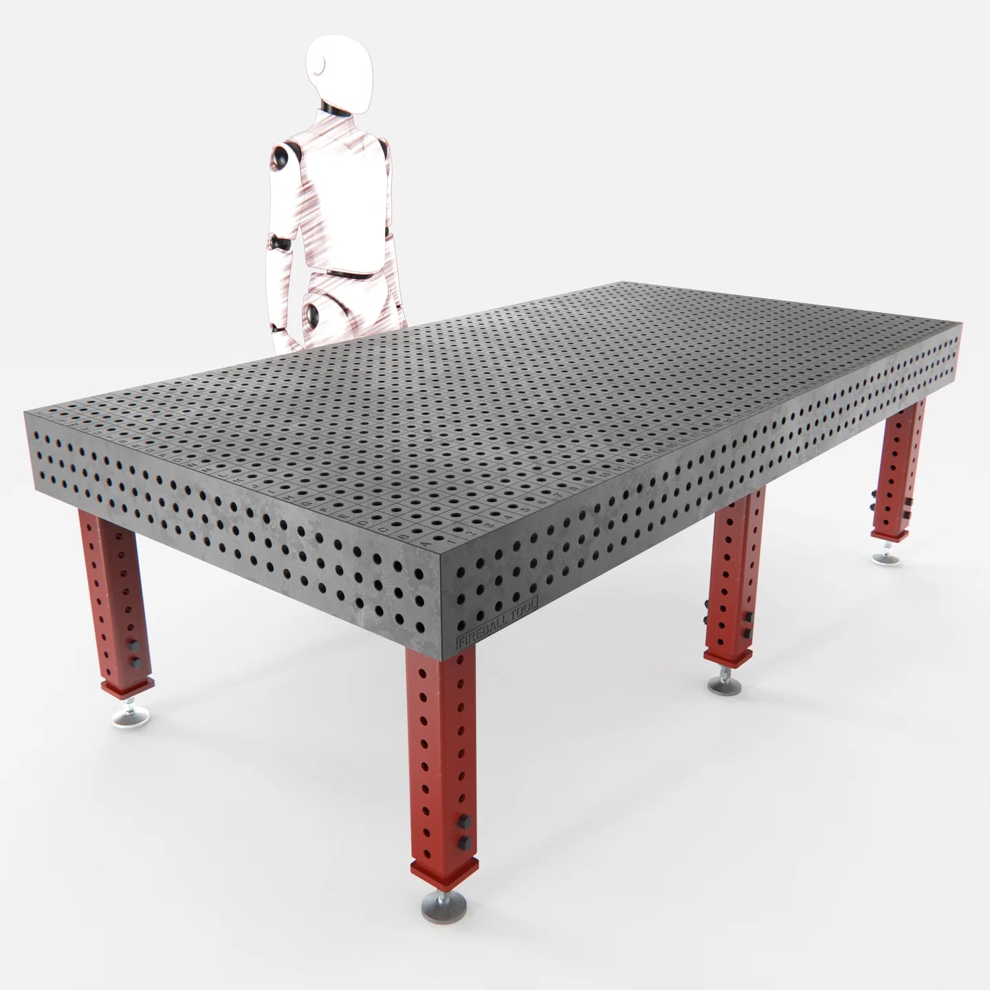 Heavy Duty Welding Table, 2600x1400 mm