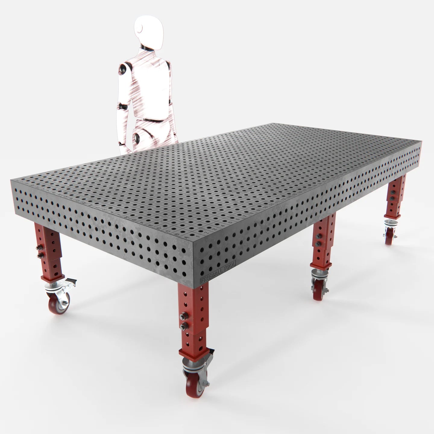 Heavy Duty Welding Table, 2600x1400 mm