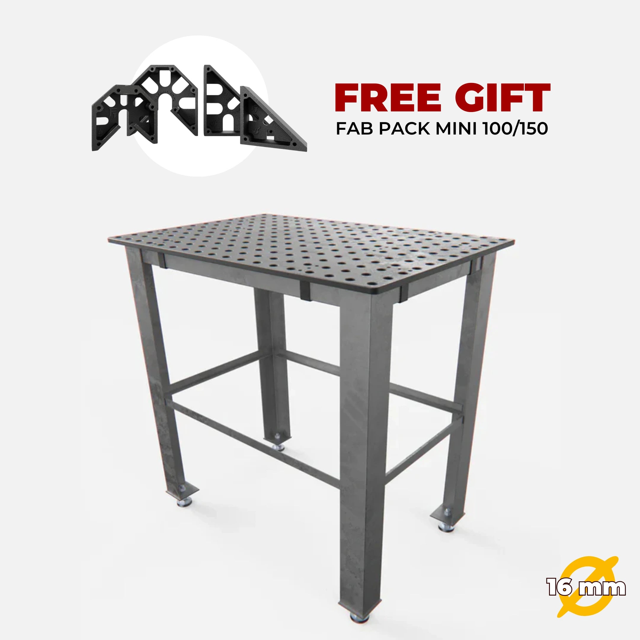 Pro Table Kit (1000x600 mm) - 16 mm System