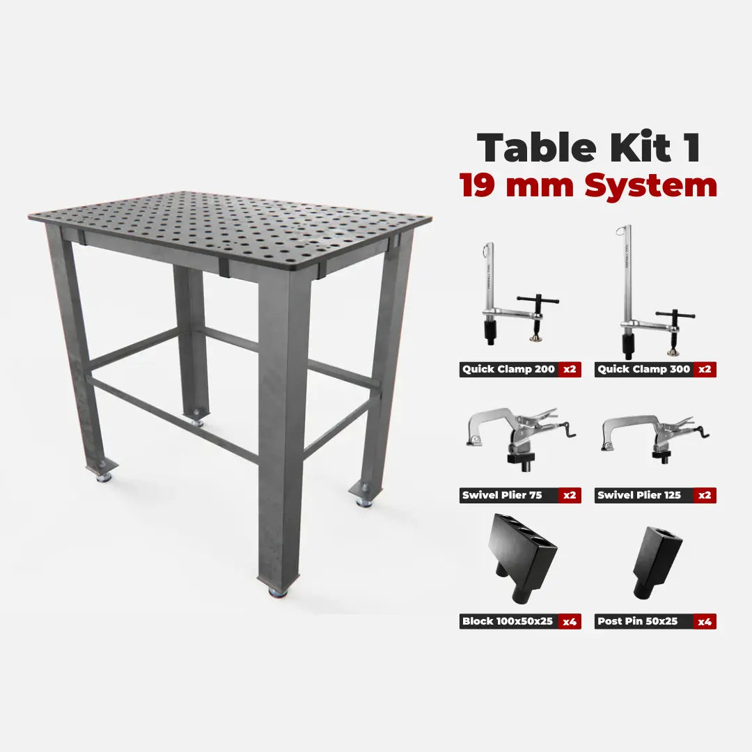 Pro Table Kit 1000x600 mm (19 mm System)