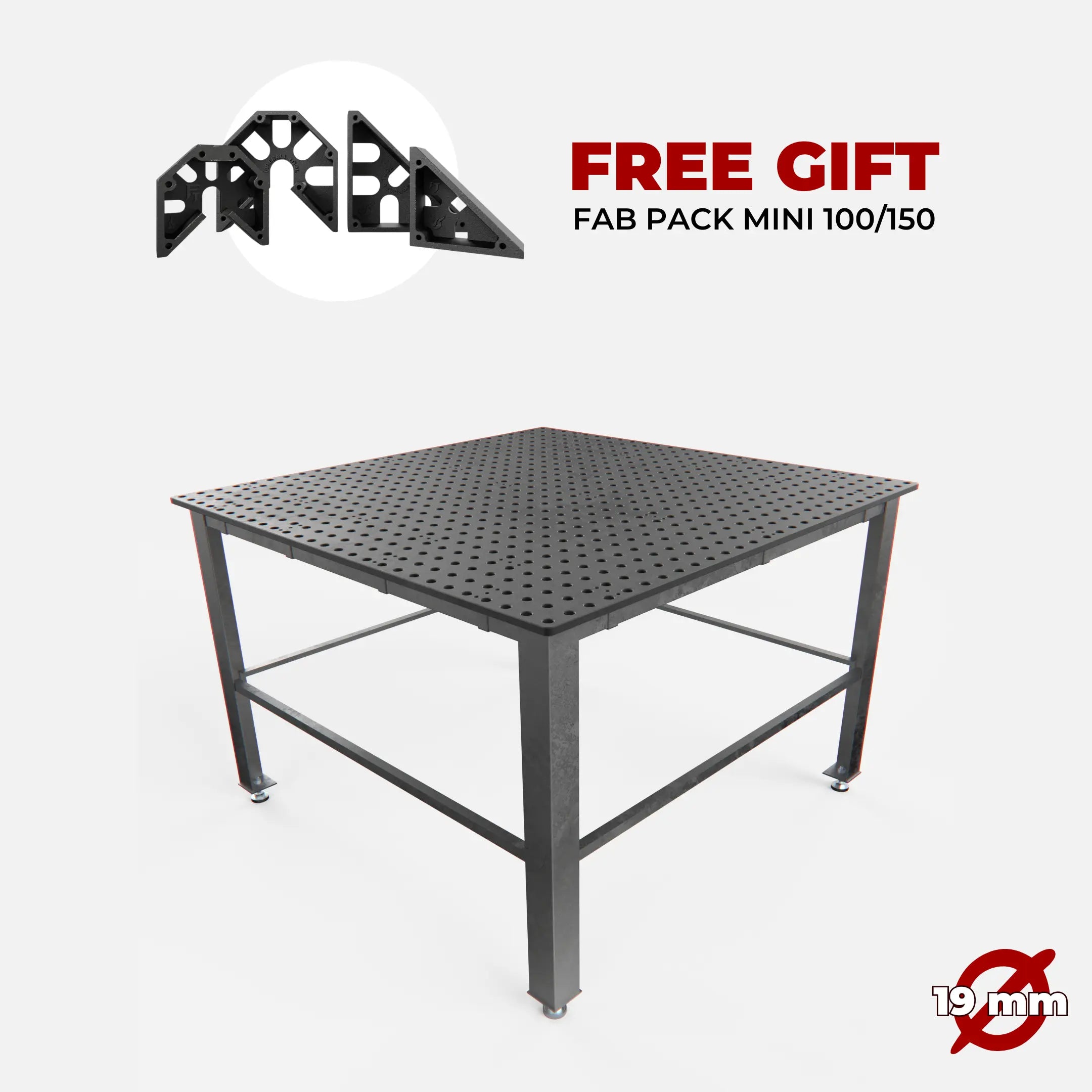 Pro Table Kit (1400x1400 mm) - 19 mm System