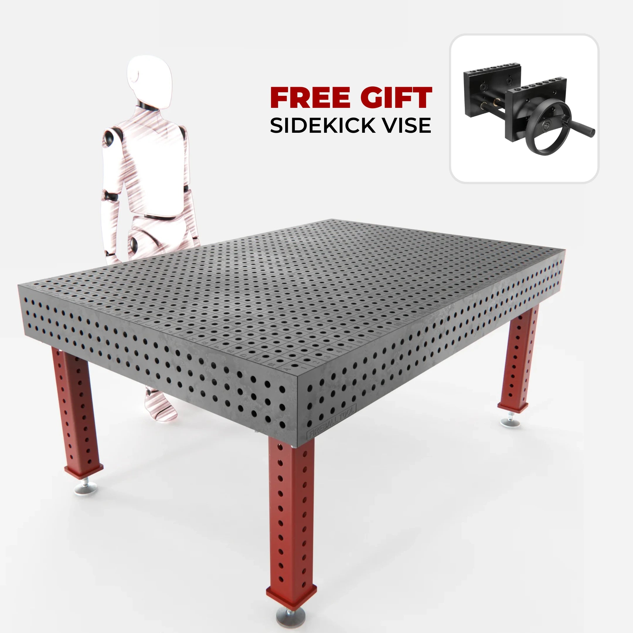 Heavy Duty Welding Table, 2000x1400 mm