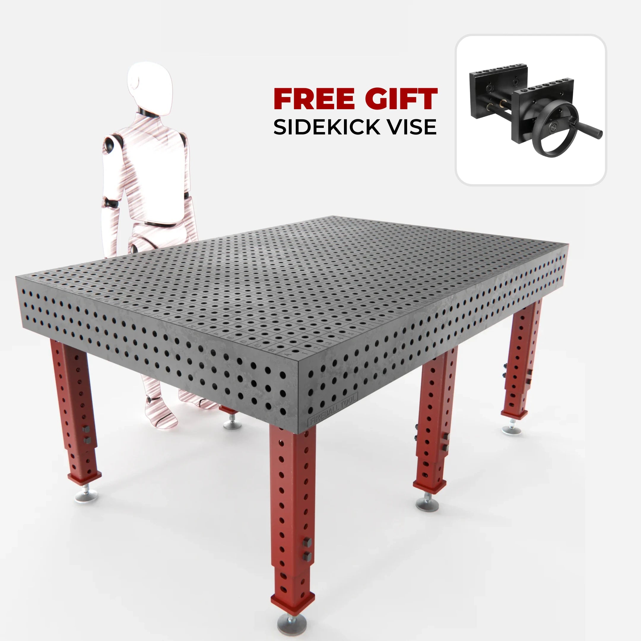 Heavy Duty Welding Table, 2000x1400 mm