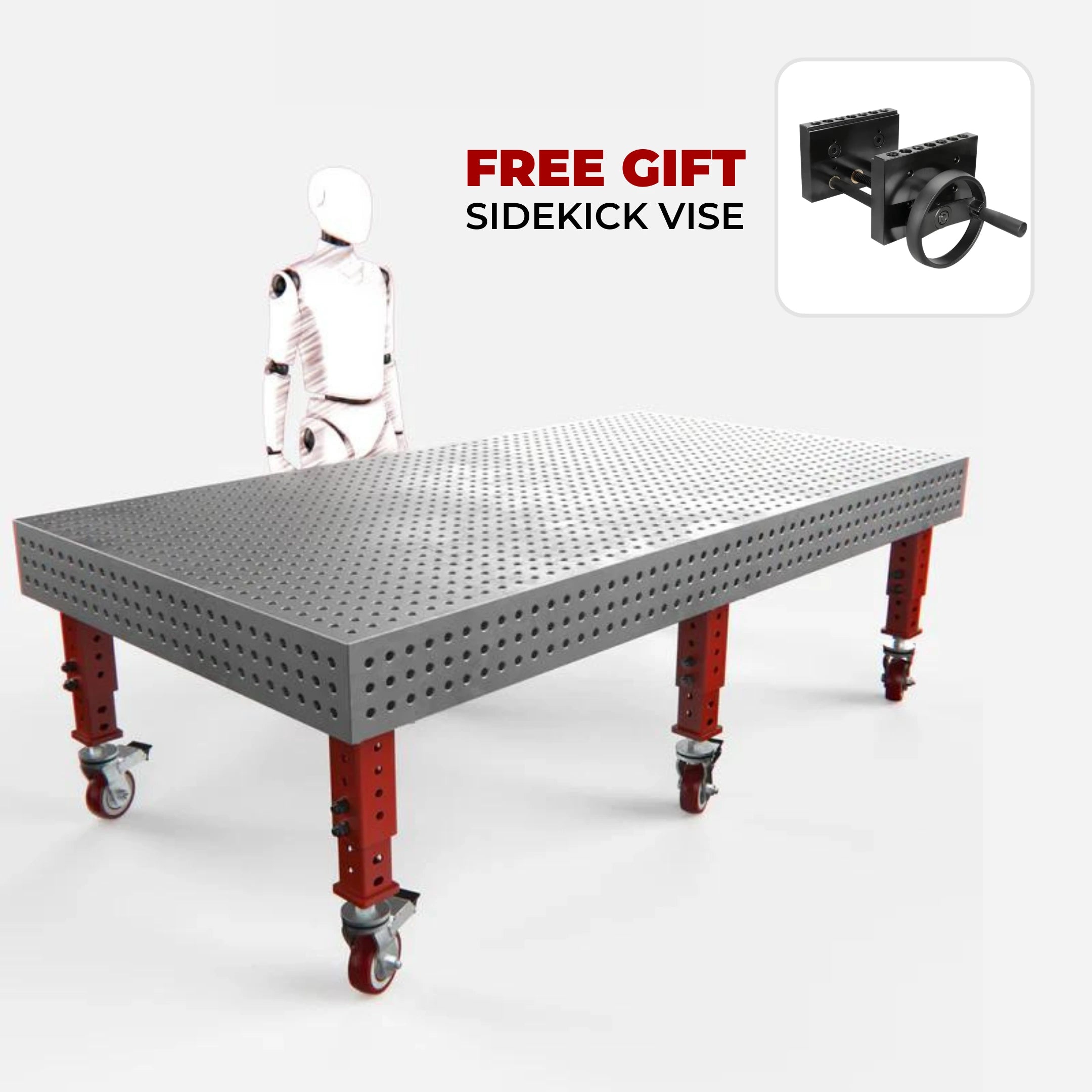 Heavy Duty Welding Table, 2600x1400 mm