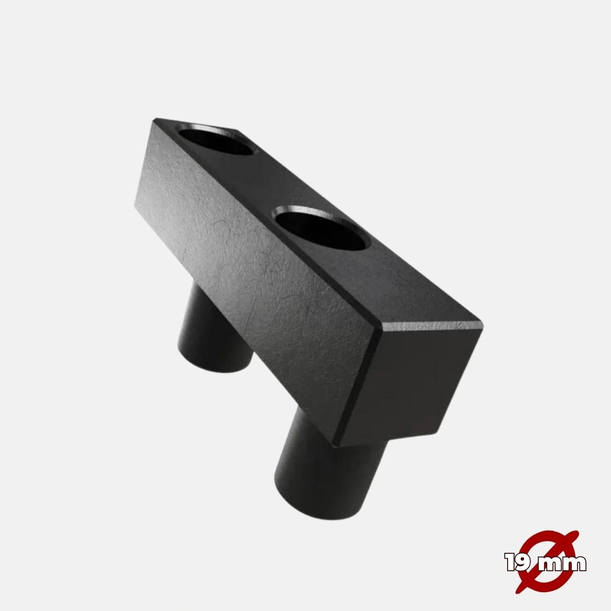 Zaunpfahlblock 100x25x25 mm - 19 mm System