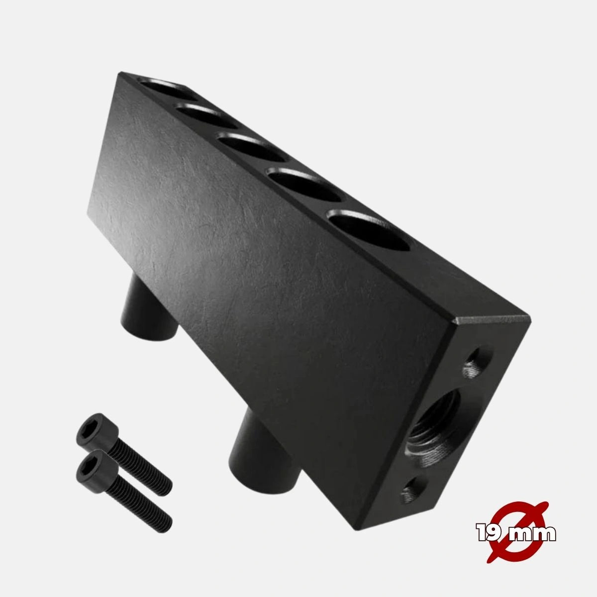 Anschlagstiftblock 150x50x25 mm - 19 mm System