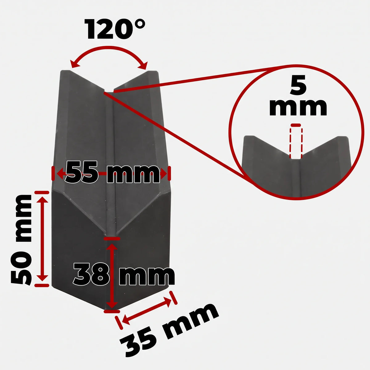 V Block XL (Pair) - 28 mm System