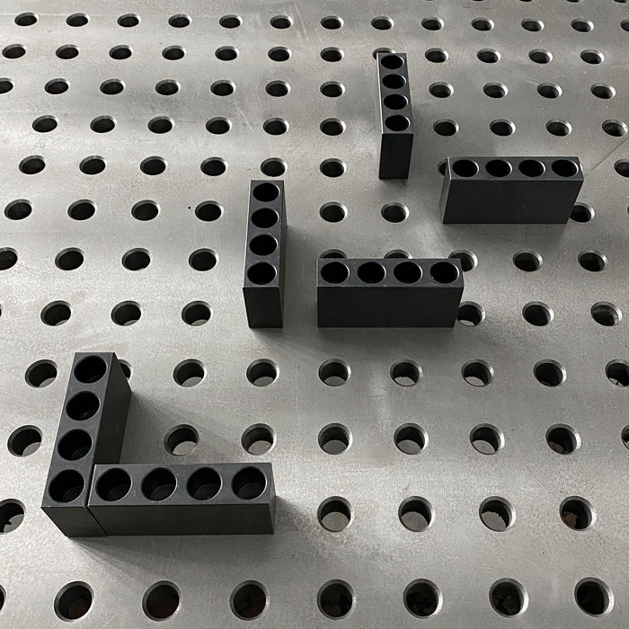 Blemished Fence Pin Block 150x50x25 mm - 19 mm System