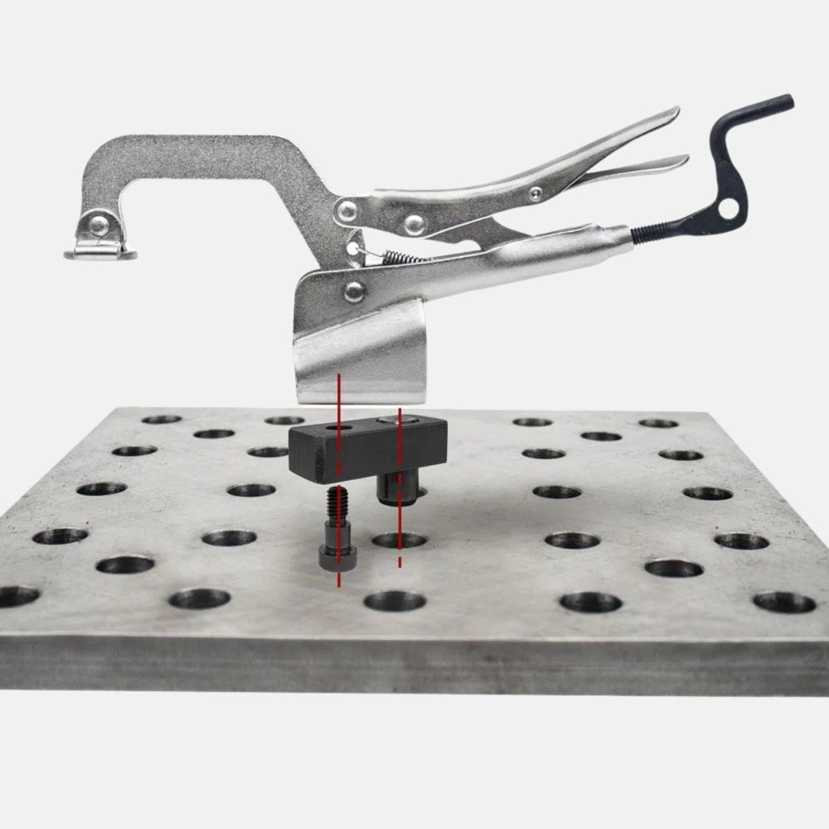 Base pivotante pour pince (lot de 2) - Système 16 mm