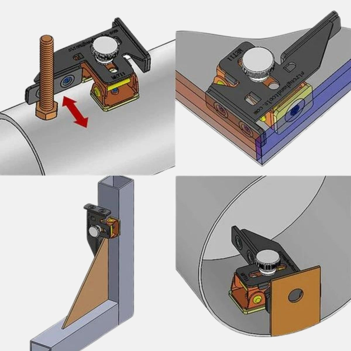 Porta linguette magnetiche regolabili MagTab di Strong Hand