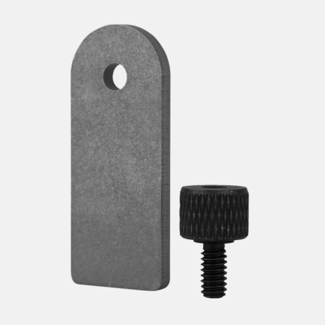 Languettes de positionnement des bords + vis à oreilles (lot de 4)