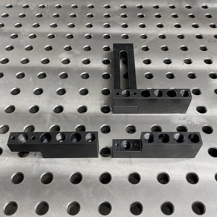 Blocco di recinzione a gradini 150x50 mm, sistema EBS - 19 mm