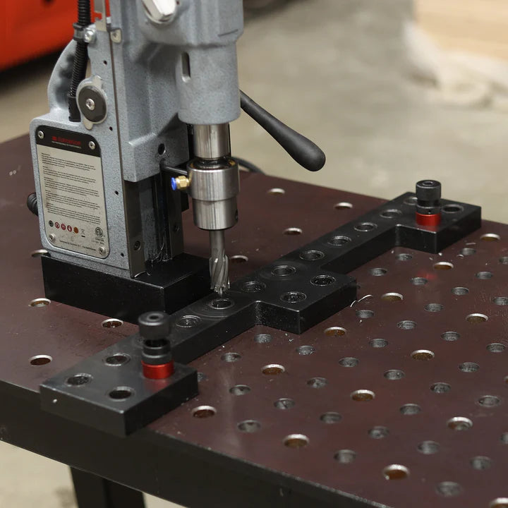 Welding Table Drill Guide - Système 16 mm