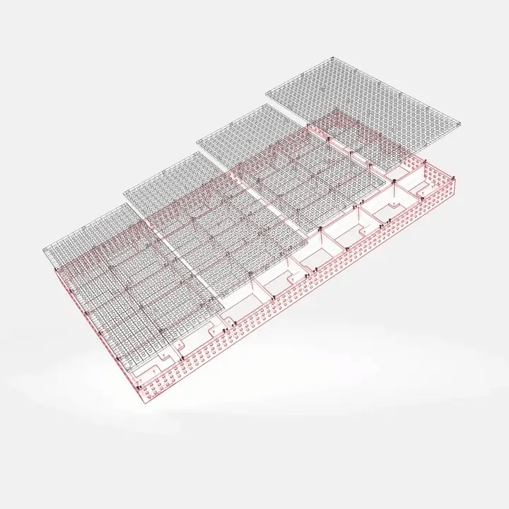Steel Top X-Frame Welding Fixture Table, 2000x2000 mm