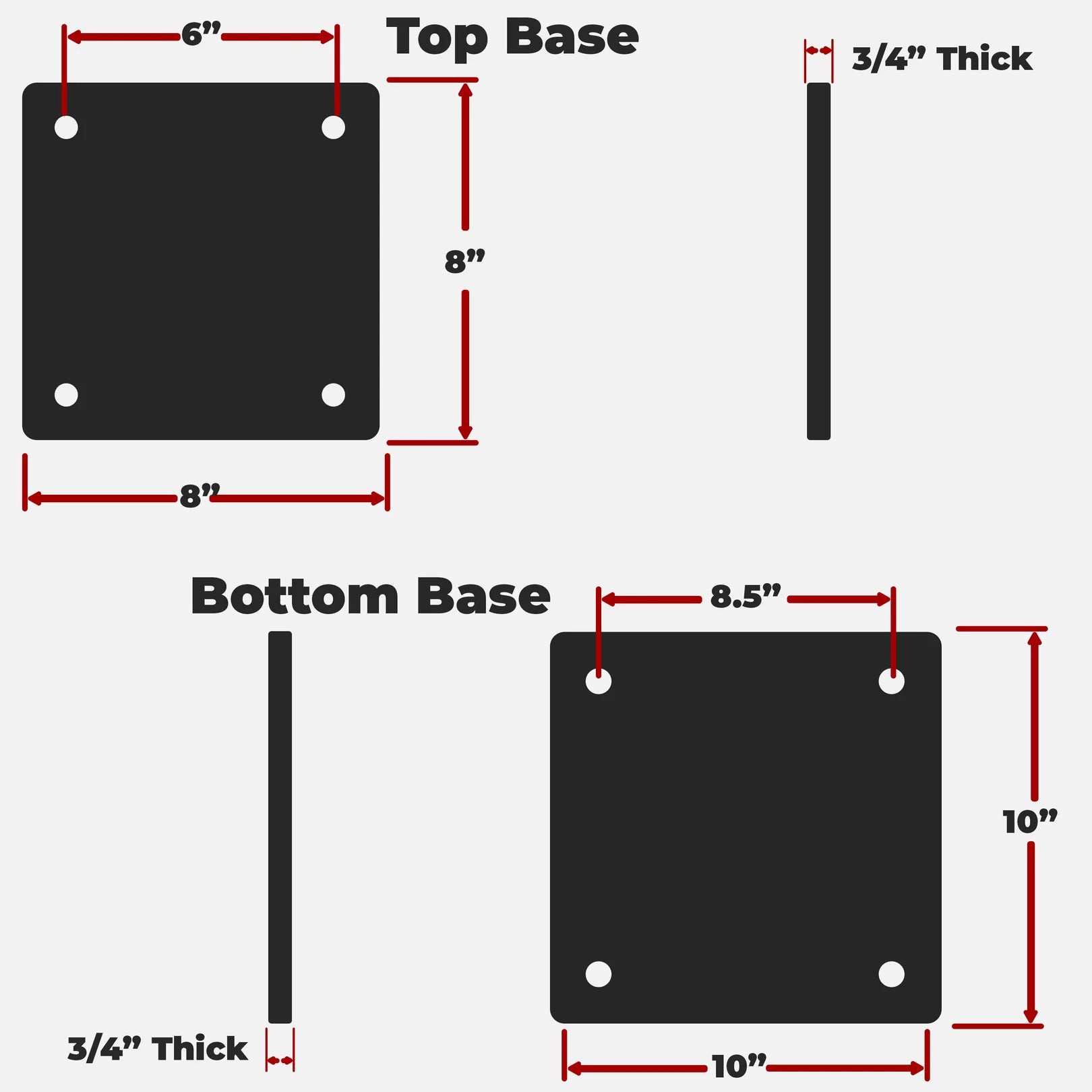 Height Adjustable Support d'étau