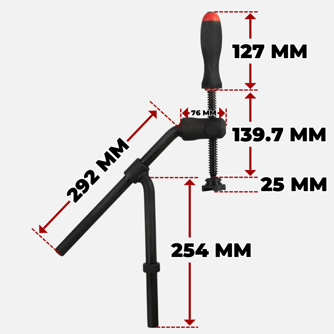 Double Gooseneck Clamp - 19 mm System