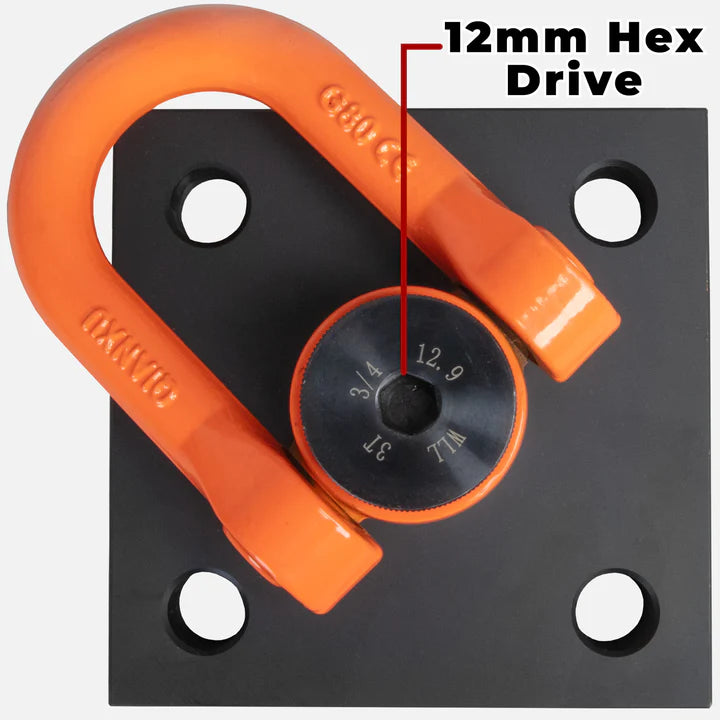 Heavy Duty Lifting Bracket with Eye Nut - 19 mm System