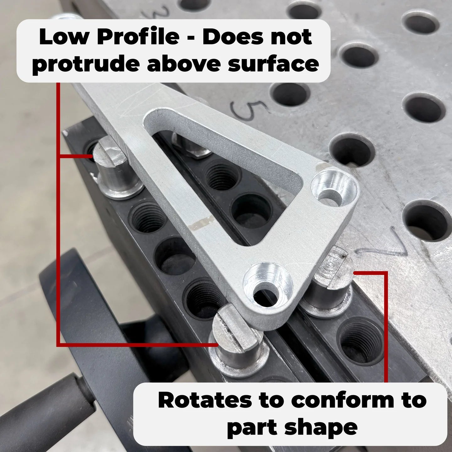 Work Holding Pins for Sidekick Vise (19 mm System)