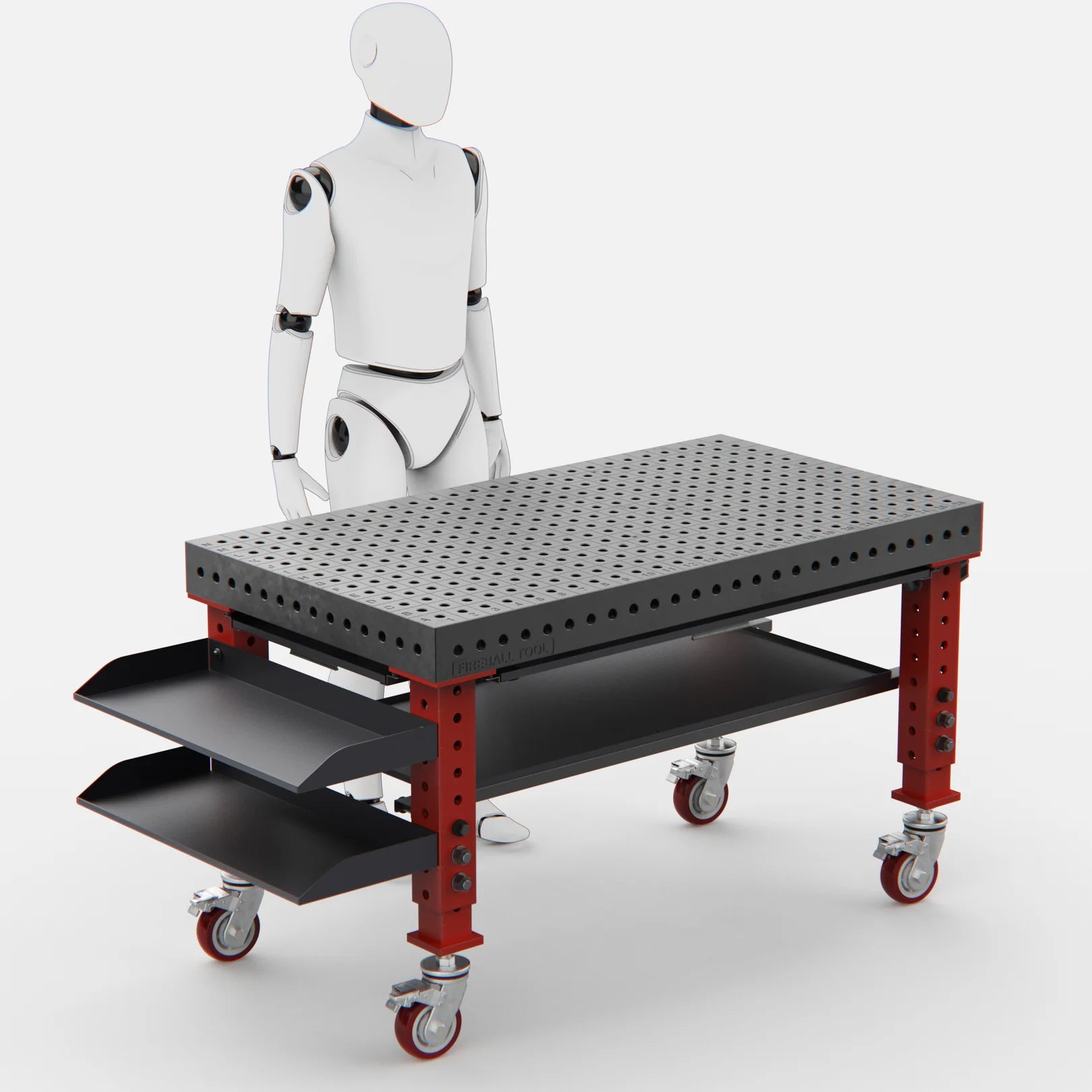 Dragon Wagon 1400x800 mm + Workstation Kit & Cylinder Holder (Demo Deal)