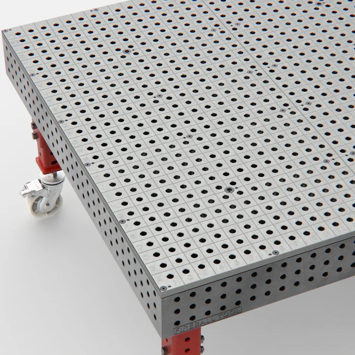 Steel Top X-Frame Welding Fixture Table, 3050x1500 mm
