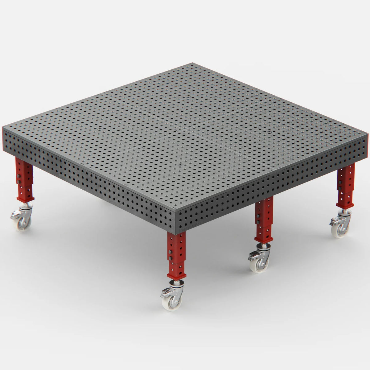 Steel Top X-Frame Welding Fixture Table, 2000x2000 mm