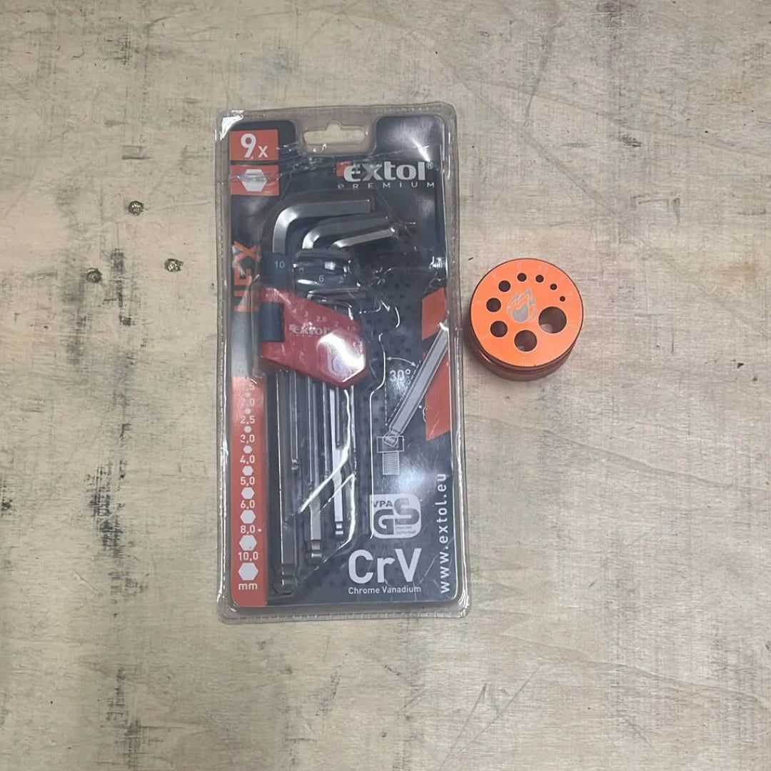 Hex Key Holder + Hex Keys (Used for Demo)