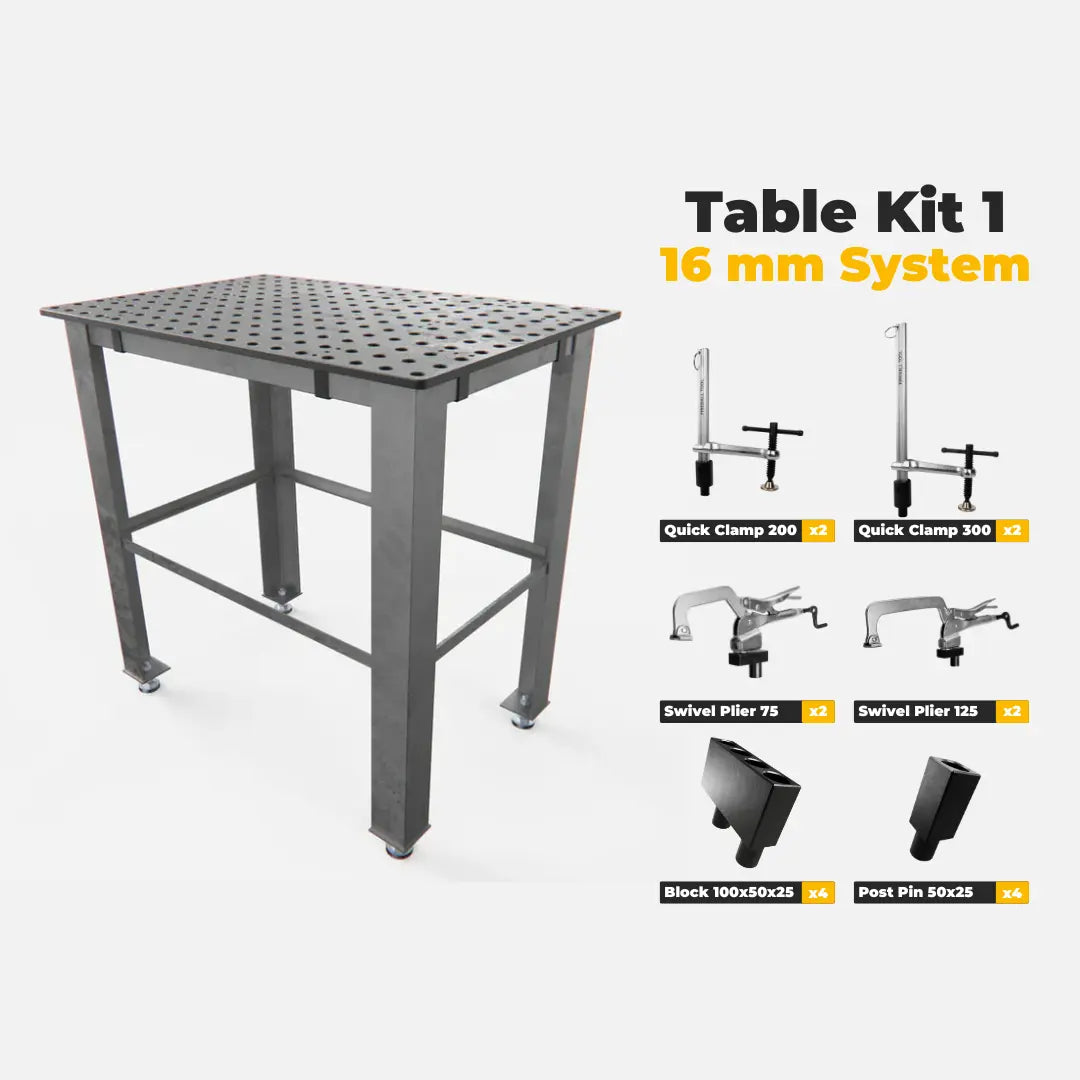 Pro Table Kit 1000x600 mm (16 mm System)