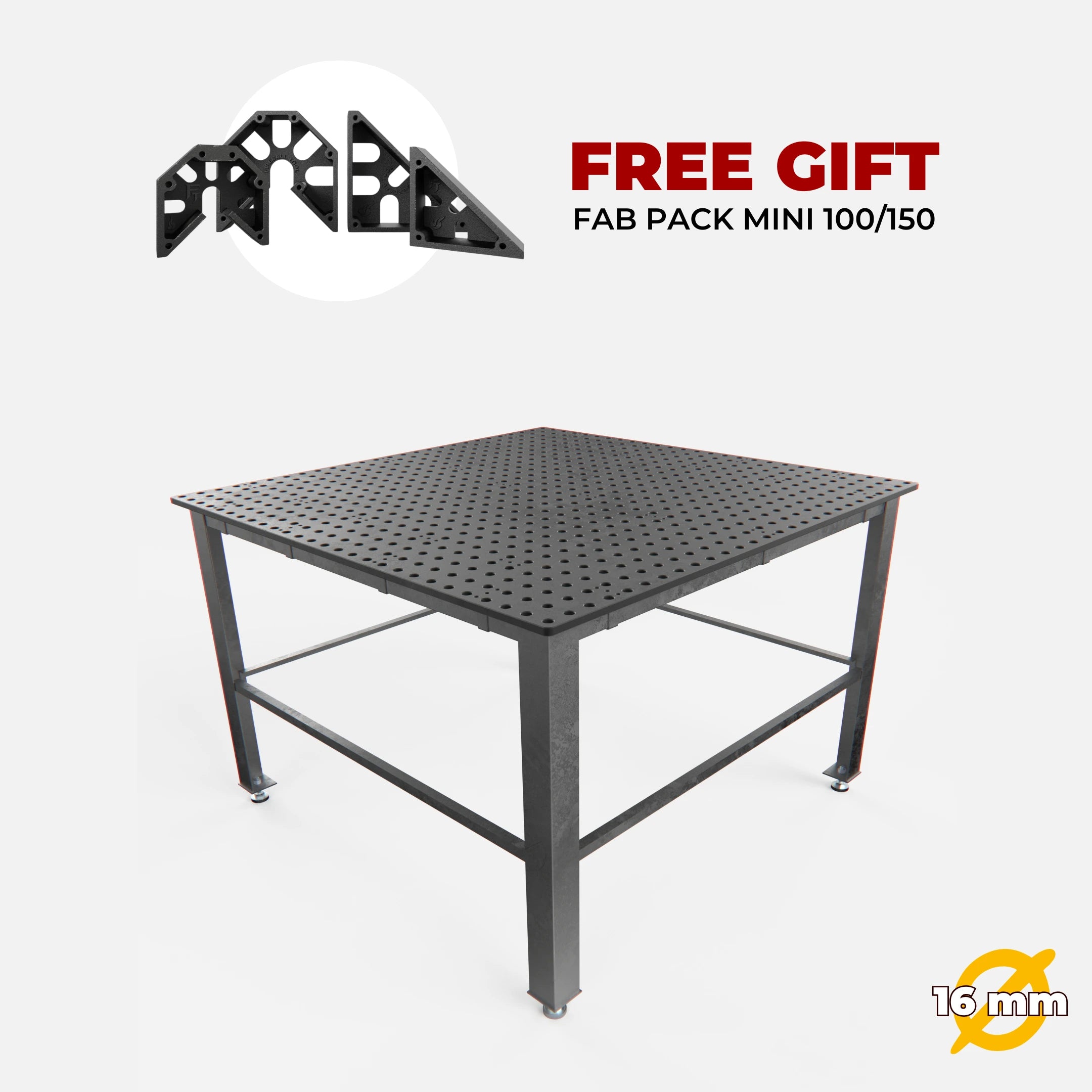 Pro Table Kit (1400x1400 mm) - 16 mm System