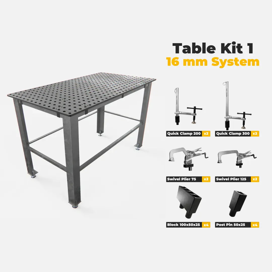 Pro Table Kit 1400x800 mm (16 mm System)