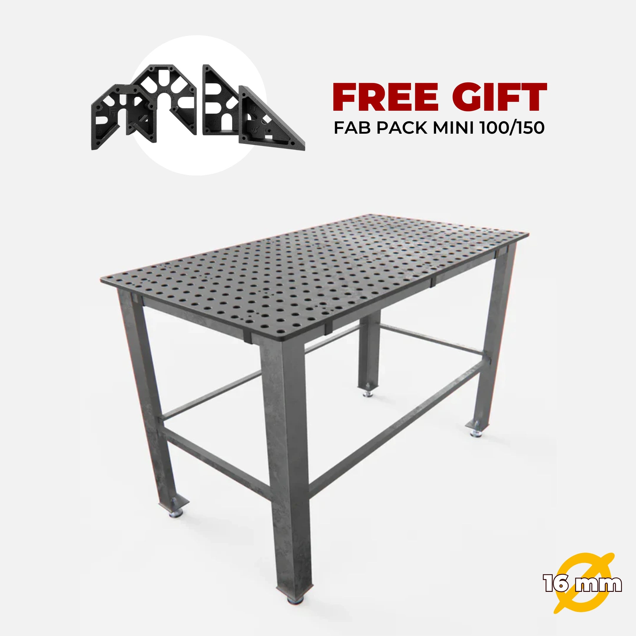 Basic Pro Table Pro Table Kit (1400x800 mm) - 16 mm System