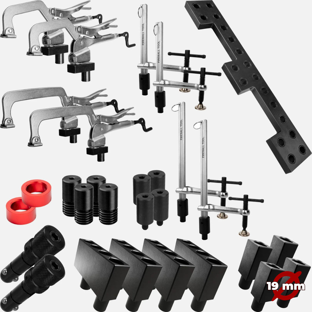 Welding Table Drill Guide - 19 mm System