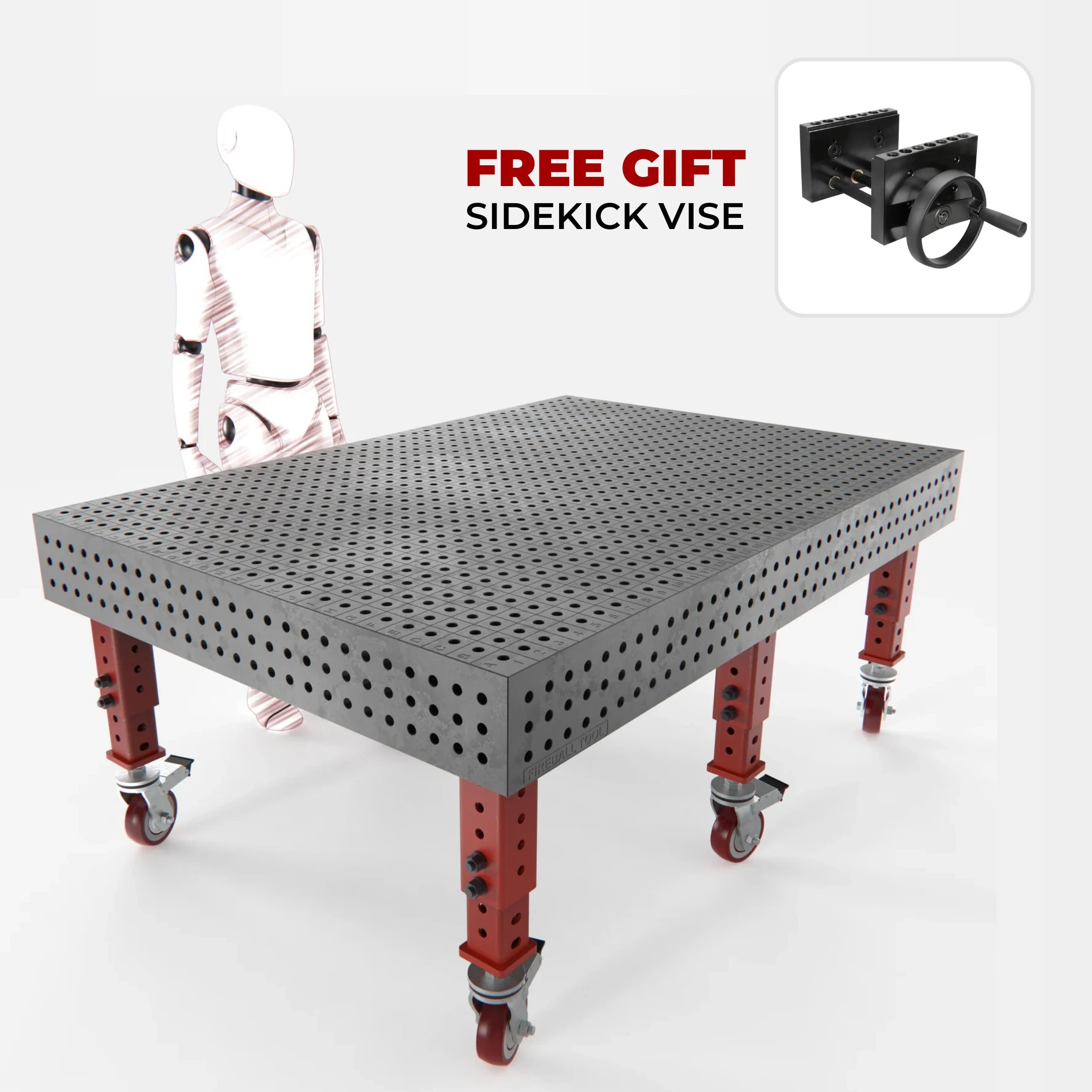 Heavy Duty Welding Table, 2000x1400 mm