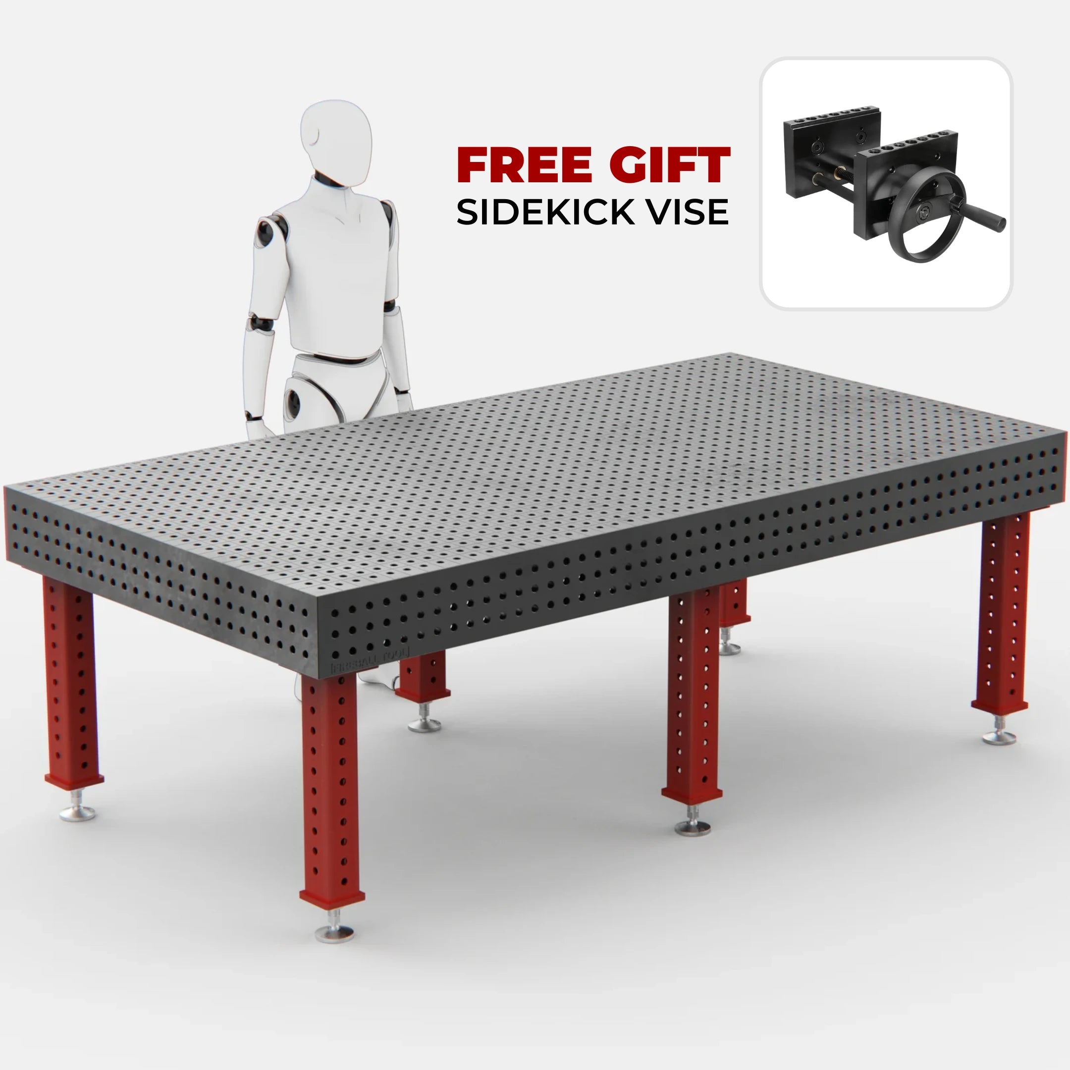 Heavy Duty Welding Table, 2600x1400 mm