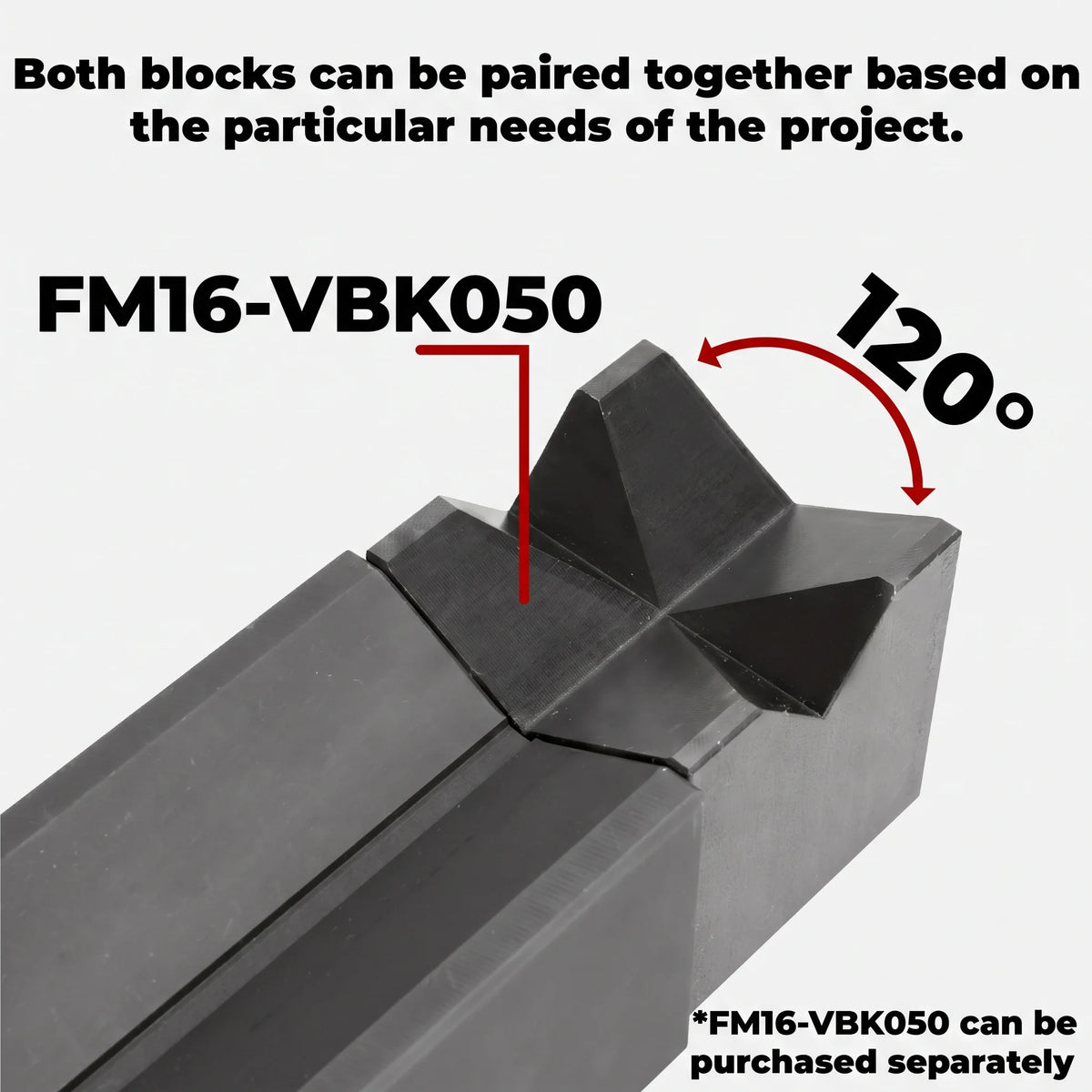 V Block XL (Pair) - 16 mm System