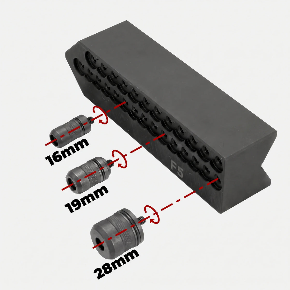 V Block XL (Pair) - 28 mm System
