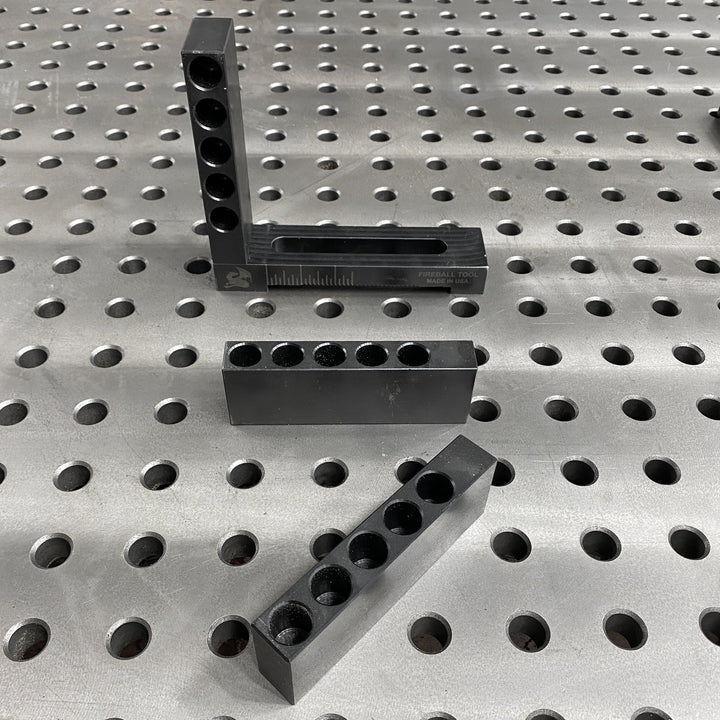 Anschlagstiftblock 100x50x25 mm - 16 mm System