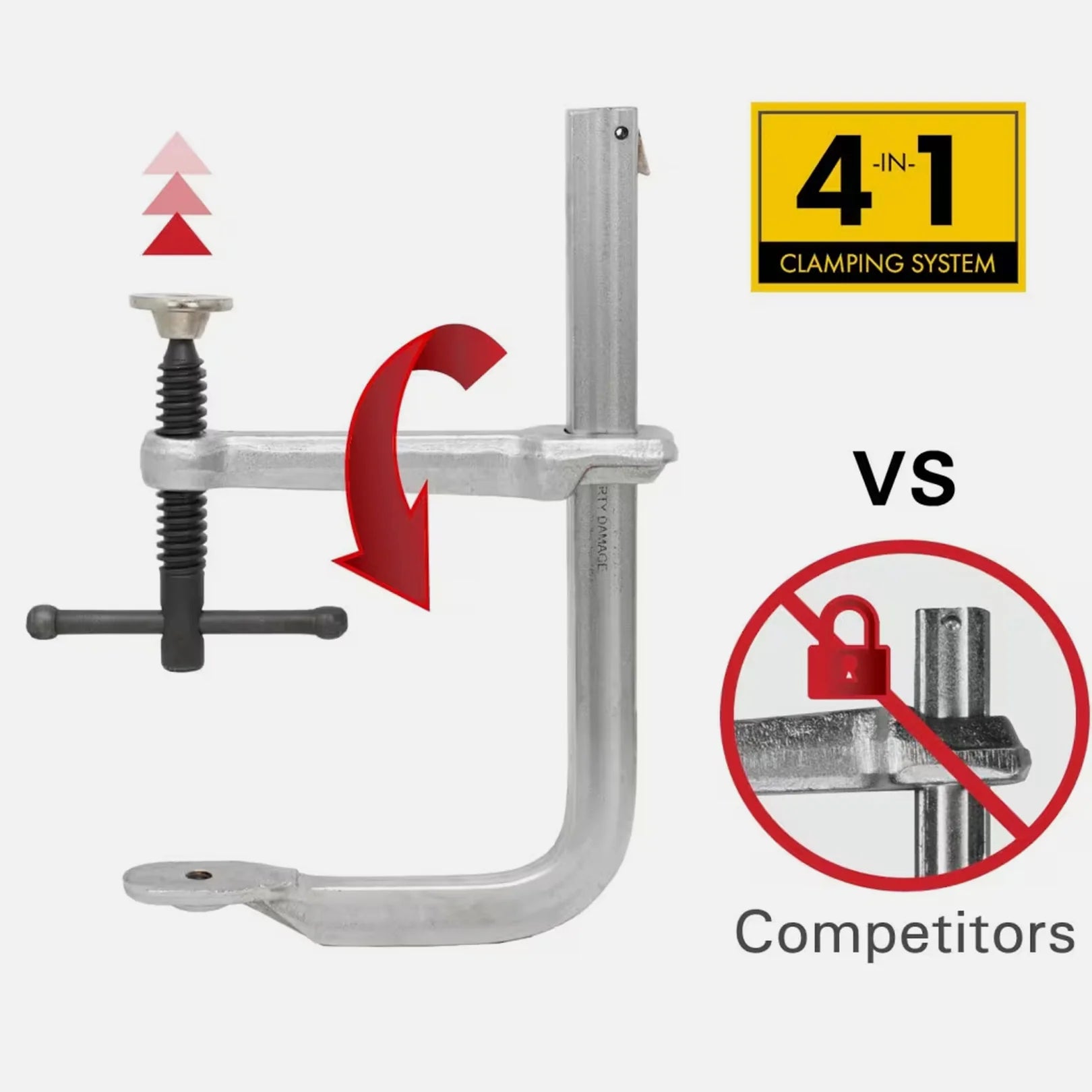 4-IN-1 Clamps, Medium Duty