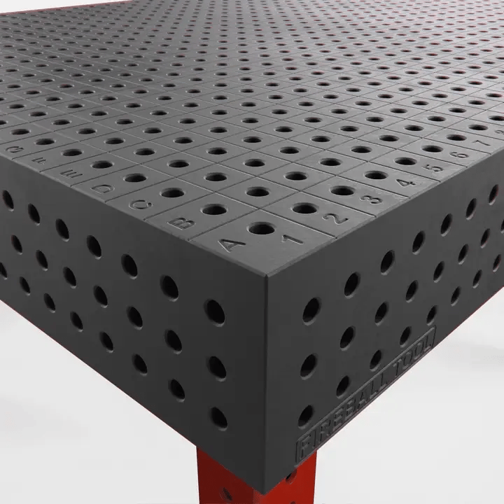 Heavy Duty Welding Fixture Table, 2600x1400 mm + FREE Vise