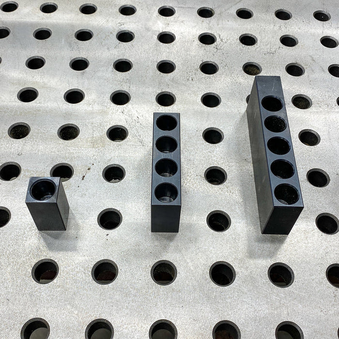 Blocco di perni di recinzione 100x25x25 mm - Sistema 19 mm